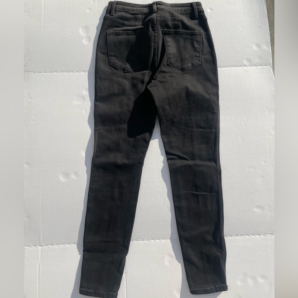 Flying Monkey Super High Rise Skinny Jeans Seam Detail Size 29 - Picture 3 of 5